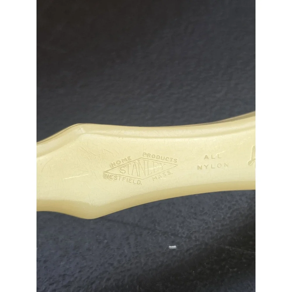 Stanley Lady Catherine Vintage All Nylon 5 Row Hairbrush Pre-owned-Ivory - Picture 4 of 14